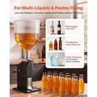 Uimoso Manual Filling Machine 10-120 Ml  12 L Hopper For Liquids And Pastes