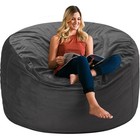 Giant Bean Bag Chair Filled W  Memory Foam Comfortable Versatile Design Adults