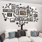3d Family Tree Wall Decor Sticker - Diy Picture Frames Collage For Living Room