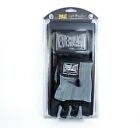 Weight Lift Gloves By Everlast  Gray On Black Leather Padded  1080  Size L New