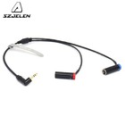 Dual Mini Xlr Male To 3 5mm Stereo Trs Mic Cable For Bmpcc 4k 6k Pro  Canon C70