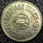 Carwash Control Token No Cash Value - Car Wash Machine Token 27mm  c546 