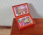 Dollhouse Vanity Dressing Table Set Mirror Comb Perfume 1 12 Scale Miniature