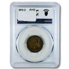 1875-s Seated Liberty 20c Pcgs Au53 Silver Twenty Cent Coin Toned