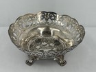 Vintage Wallace Bros Silver Co V1227 Silverplated Footed Centerpiece Bowl Dish