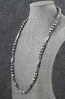Sterling Silver Navajo Pearl Necklace 24  - Vintage