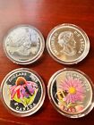 5 Set Queen Elizabeth Ii  Maple Leaf 24k Gold Bill Note   999 Fine Silver Coin