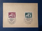 Germany 1942 Prepaid Postcard Goldsmith Art Stamp First Day Postmark