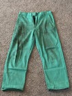 Men   s 32x30- 2 Pairs Fr Flame Resistant Green Work Pants- Stanco   Itex