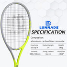 Adults Tennis Racket 2 Pack  Durable 27 Inch Coupled Tennis Racquet Light-weight