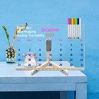 Acrylic Dry Erase Board With Light Up Stand  11 81  X 7 87  Clear White Board   