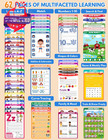 Preschool Learning Activities Educational Workbook  62 Reusable Pages Pre