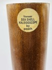 Vintage Wooden Kaleidoscope Peach Reynolds 1980 Vintage Wooden Sea Shell
