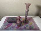 Super Rare Vintage Art Deco Vanity Perfume Bottle Nouveau Art Retro Mcm Delicate