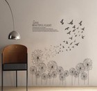 Removable Wall Sticker Dandelion Bird Wall Art Home Room Decor Vinyl Mural Decal