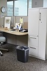 Rubbermaid Commercial Products Resin Wastebasket trash Can  -  Black