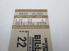 Billy Joel Unused Concert Ticket Omaha Ne 10 22 1978 Civic Auditorium Rock Vtg
