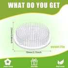 Flower Frogs For Arrangements Vase  4pcs Plastic Floral Frog Stem Holders Clear