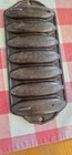 Vintage Wagner Ware Cast Iron 7 Stick Wheat Design Cornbread Pan