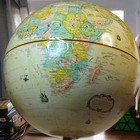 Vintage Replogle Globemaster Legend 12 Inch World Globe Raised Relief Map 
