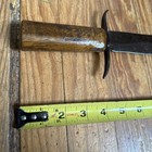 Civil War                    Confederate Bowie Knife Made From File Gettysburg Show Find