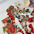 Antique Victorian Die-cut Scrap Large Lot All Original Pieces  Some Large Pieces
