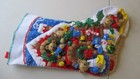 Christmas Stocking   Hand Stitched  Bucilla A Bear-y Christmas Bears Finished