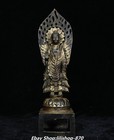 13 8  old Tibet Bronze Gilt Kwan-yin Guanyin Quanyin Boddhisattva Buddha Statue