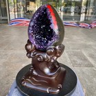 7 69lb Natural Amethyst Dinosaur Egg Quartz Crystal Specimen Healing