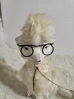 Vntg Ceramic Poodle Dog And Pup Figurine Japan 8    3  Ht