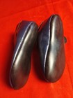 Vintage Baby toddler Handmade Leather Shoes - Navy Blue