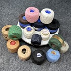 16pc Thread Lot Coats Clark Darning Tatting Crochet Craft Supplies Nos   Used