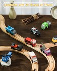 Sainsmart Jr  Wooden Train Set Accessories Toy Cars  10 Pcs   Compatible    