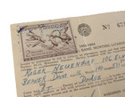 Vintage 1953-54 Wisconsin Game Hunting License With Migratory Bird Hunting Stamp