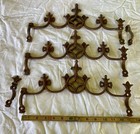 Antique Cast Iron Gate Topper Set 150 Years Old   Multiple Sets Available 