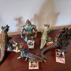 Vtg 5 Bandai Vinyl Figures W org Cards Mfg Japan 1991   1992  Figures  Perfect