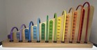 Melissa And Doug Wood Rainbow Beaded Add subtract Abacus Learning Toy  9272