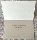 Unused Christmas Baby Jesus Farm Animals Stable Vtg Greeting Card 1950s 1960s