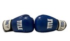 Title Boxing Gloves Official Genuine Leather Preowned Blue Black White