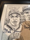 1994 Negro League Legends 16x20 Litho Signed By 11 Players   Artist   Coa