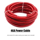 4 Gauge Car Audio Cable Amplifier Install Amp Rca Subwoofer Sub Wiring 2300w New