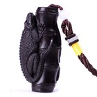 Ebony Wood Hand Carved  Statue Sculpture Figure Animal Art Pendant Decor