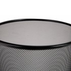 2-pack 6-gallon Round Steel Mesh Trash Can  Recycling Wastebasket