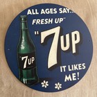 All Ages Say    fresh Up 7 Up-it Likes Me   round Metal Tin 7 8   x7 8   