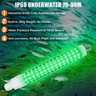 900000000lumens 120 Led Green Deepsea Underwater Fishing Light Fish Attract 6m