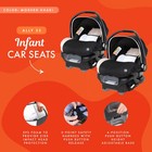 Baby Trend Ally Newborn Baby Infant Car Seat Travel System Cover  2 Pack  Khaki