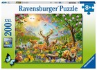 Ravensburger Deer 200 Piece Xxl Jigsaw Puzzle 19 5 X 14 25in  Multicolor