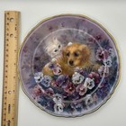Paws In The Posies Bradford Exchange Plate Friendship In Bloom Lily Chang First