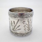 Aesthetic Napkin Ring Gorham Sterling Silver 1880 Mono Jty