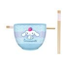 Hello Kitty Cinnamoroll Strawberry Ramen Bowl With Chopsticks 20 Oz